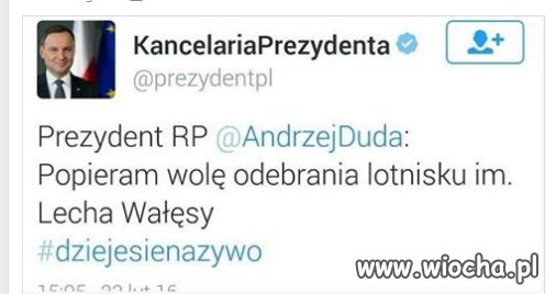 Niech zmienią na Kaczyńskiego prezydenta który 
