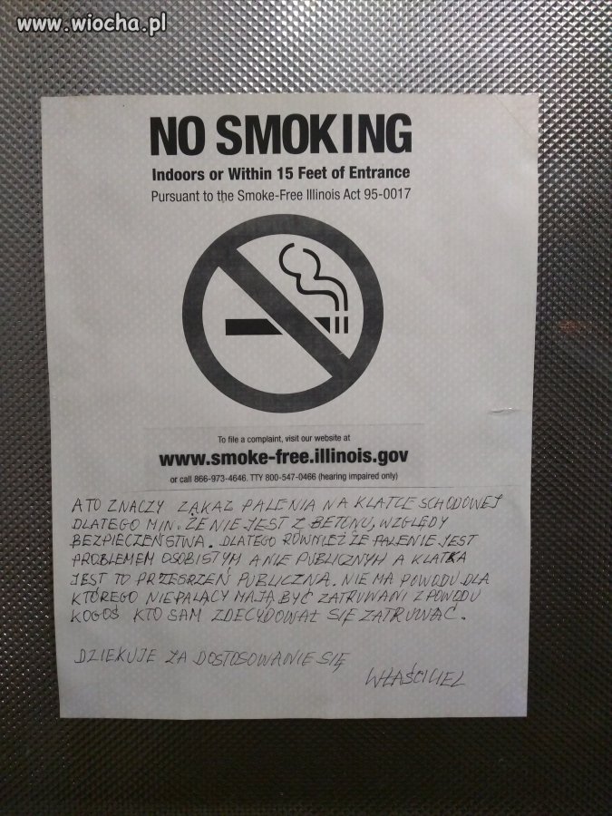 ... tymczasem na klatce schodowej w Chicago