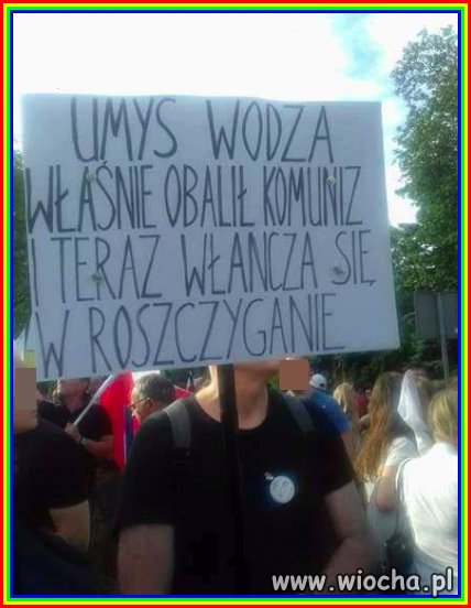 Podczas jednej z pielgrzymek psychoprawicy