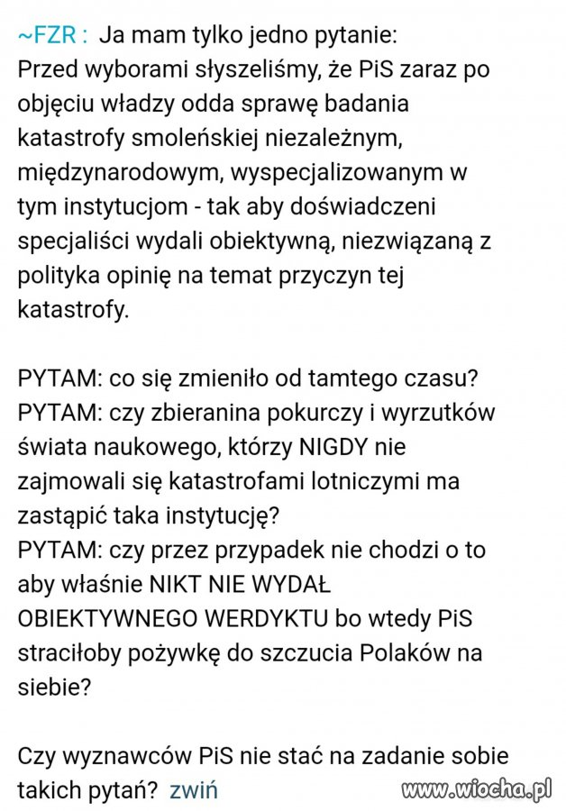 Odrzućcie sympatie i antypatie polityczne