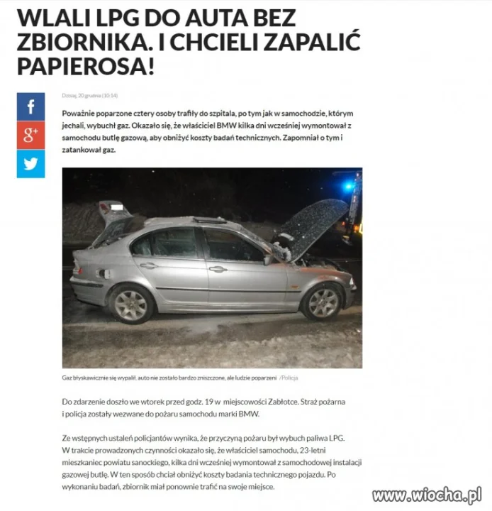 Bmw w gazie