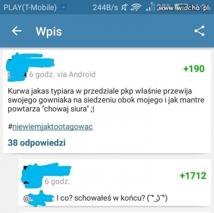 W przedziale