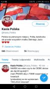 Typowa miłośniczka słusznej i jedynej partii.