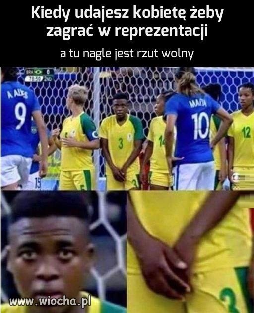 Kiedy udajesz kobietę żeby zagrać w reprezentacji 