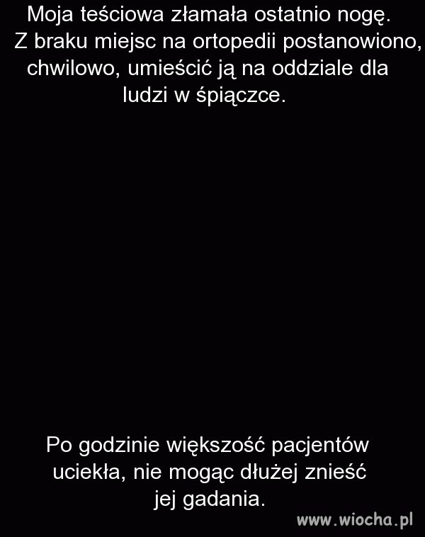 Ach te teściowe...