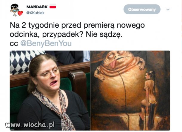 Na 2 tygodnie przed premierą nowego odcinka, przypadek?