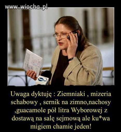 W sumie to nikt jej nie złapał na tym