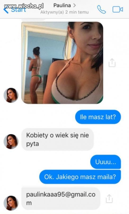 Kiedy dziewczyna nie chce zdradzić swojego wieku
