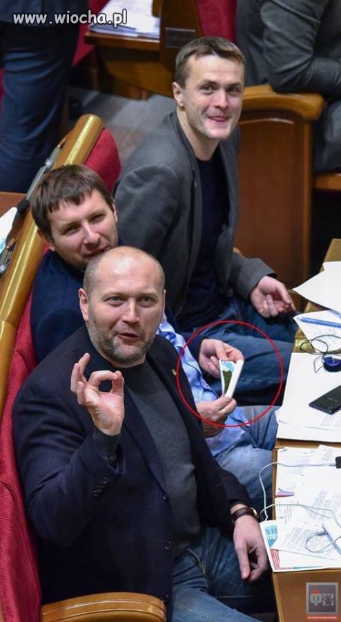 Kręcenie gibonów w ukraińskim parlamencie