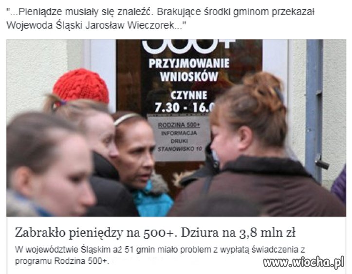 Jestem ciekaw kosztem czego przesunięto