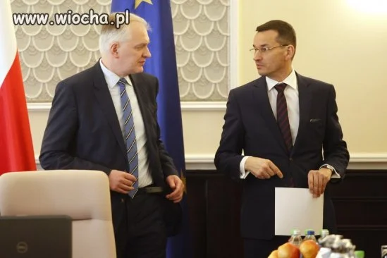 Polityczny lizus Gowin mówi tak nowy premier