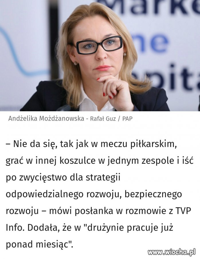 Odeszła z PSL przeszła do PiS
