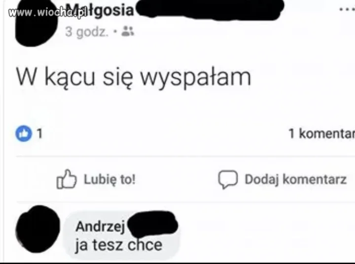 Karzdy lubi się wyspać