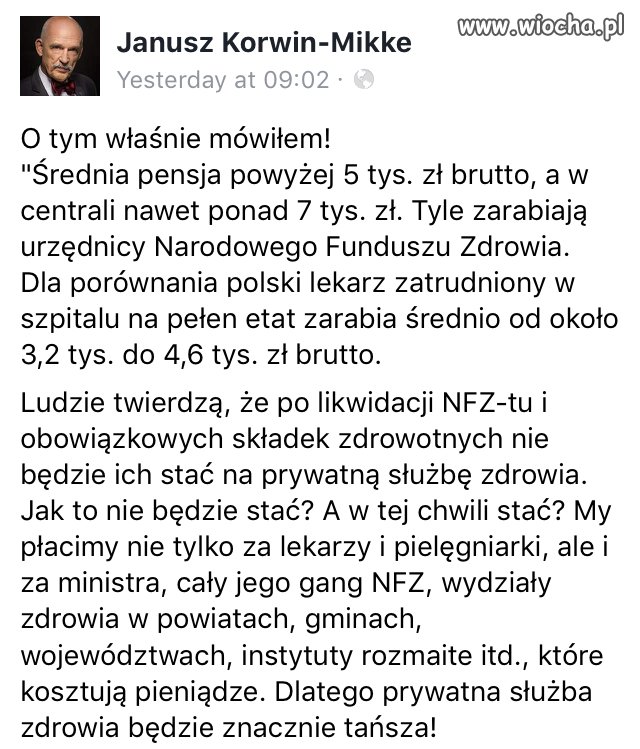 Wszelkich problemów w służbie zdrowia