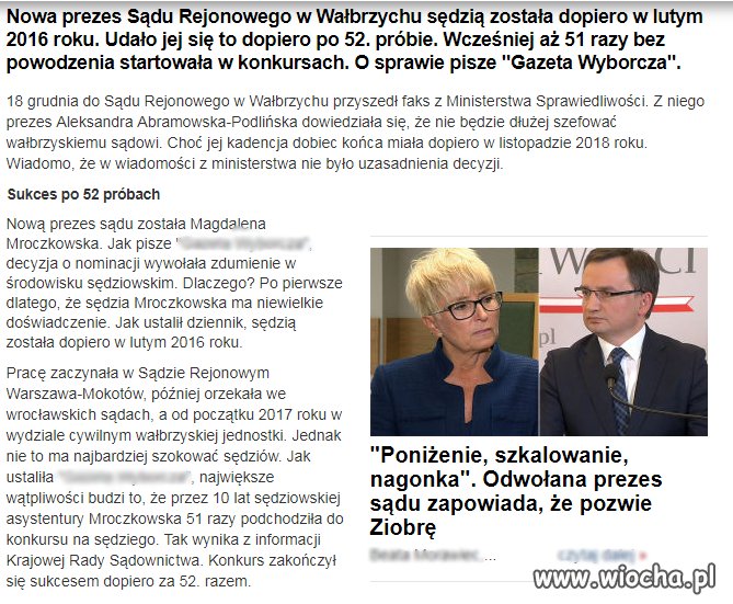Reforma sądów po pisowsku
