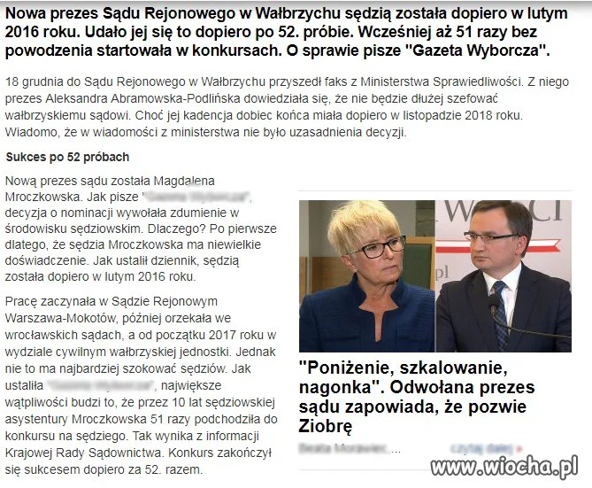 Reforma sądów po pisowsku