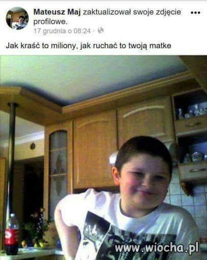 Mały kretyn rośnie 