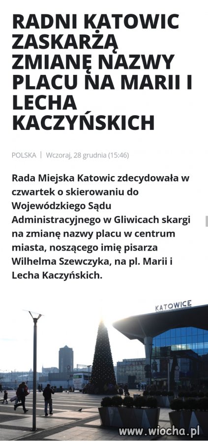 Zdecydowane NIE dla narzuconego kultu jednostki!