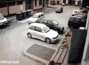 Świetny parking.