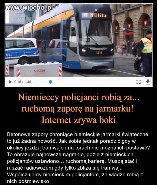 Beka z niemieckiej policji