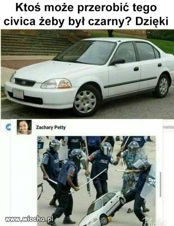 Czarny Civic