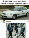Czarny Civic