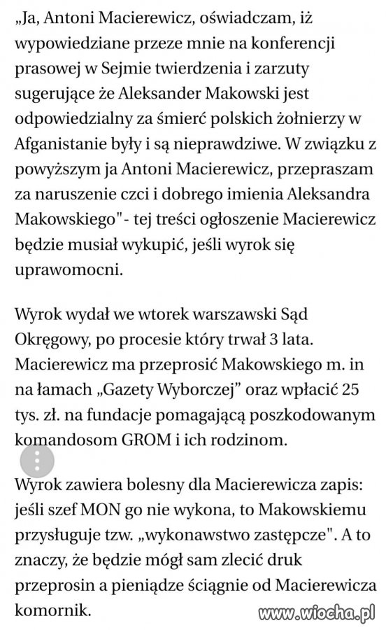 Następny przegrany proces Antka