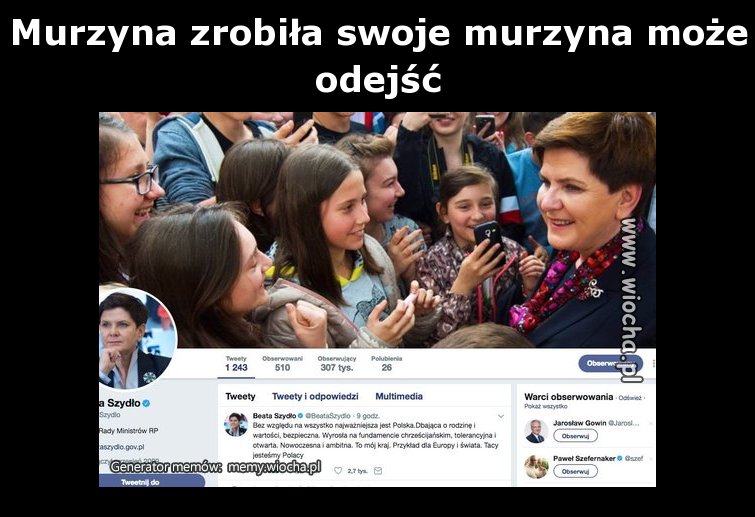 Tej pani już podziękowano kto nastepny?