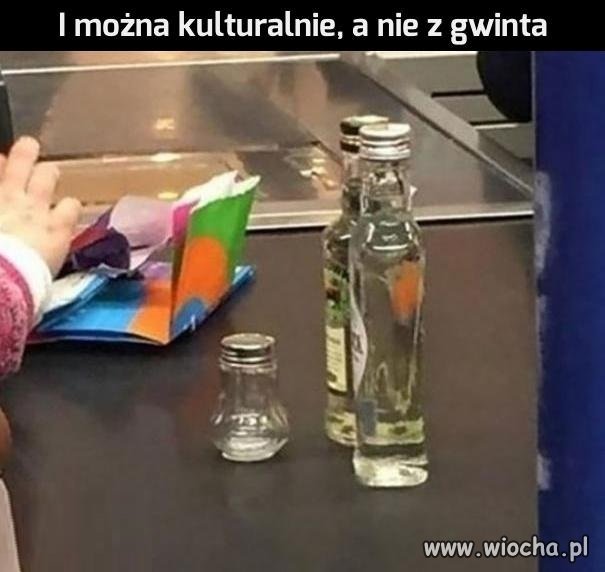 Solniczka też szkło