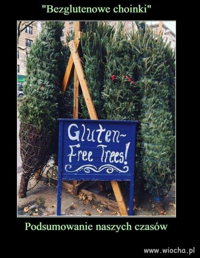 Bezglutenowe choinki