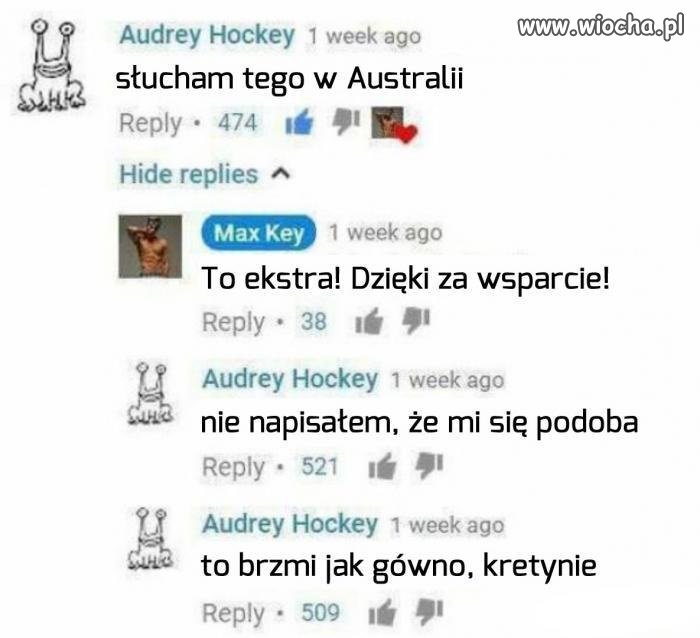 Zapomniał dodać, że się nie podobało