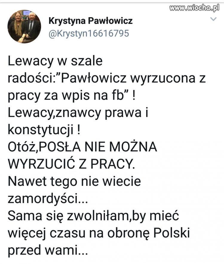 Krystyna broni Polski...