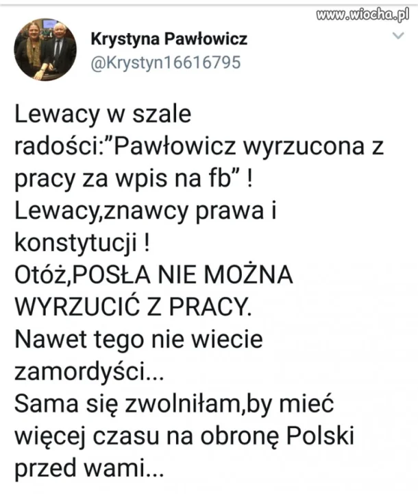 Krystyna broni Polski...
