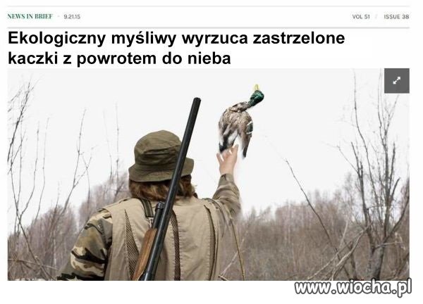 Ekologiczny myśliwy