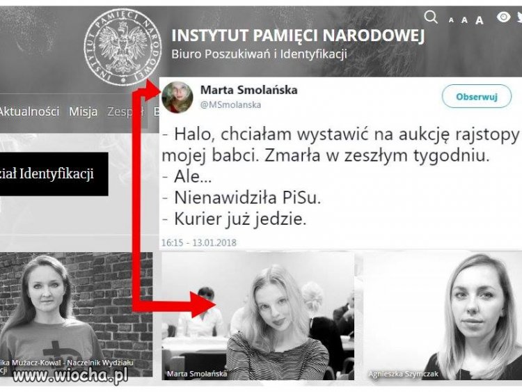 Pracownica IPN