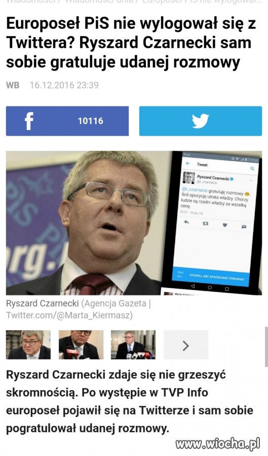 Kiedy Rysiek tak bardzo gratuluję Ryśkowi