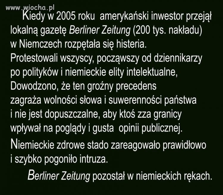 Bierzmy przykład z Niemców...