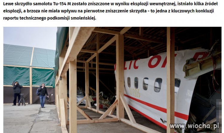 Wg.wcześniejszych ustalen komisji to wybuch 