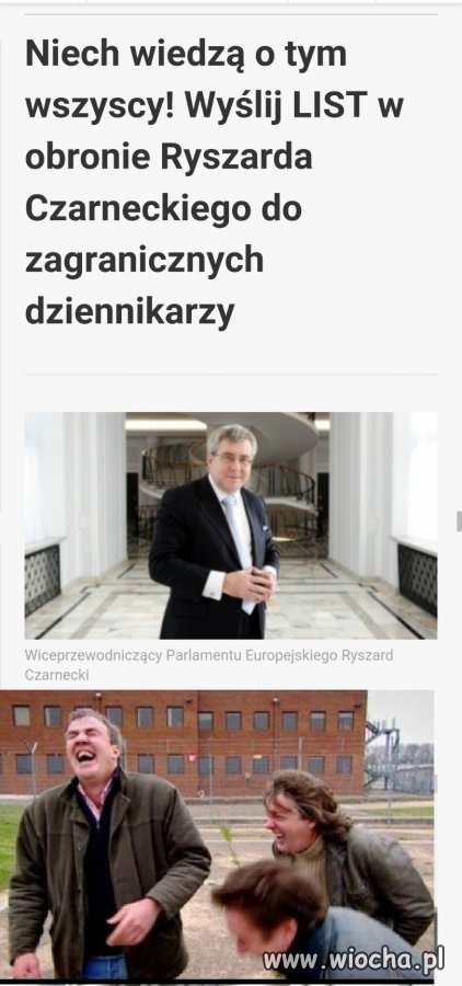 Wyślij list w obronie Ryśka 