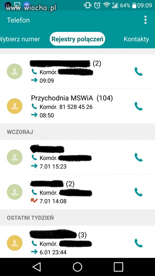 Próba zarejestrowania się do lekarza