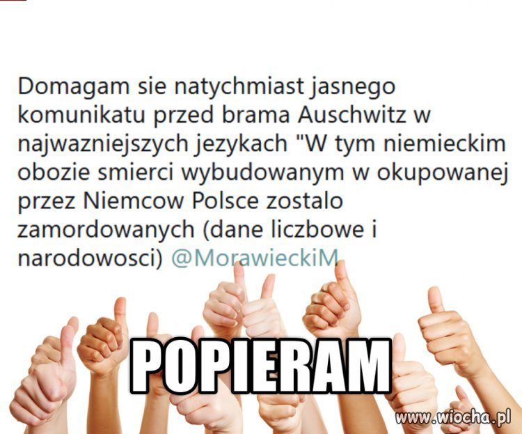 Tak powinno być, popieram 