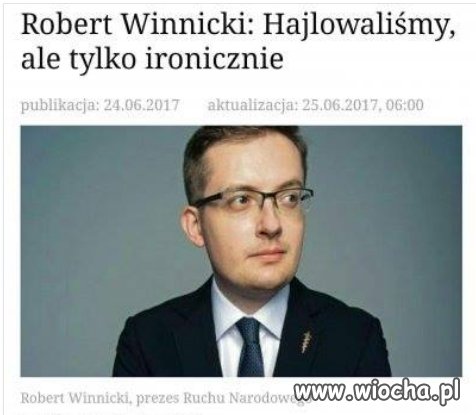 To tak jak Kaczyński w Magdalence