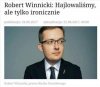 To tak jak Kaczyński w Magdalence