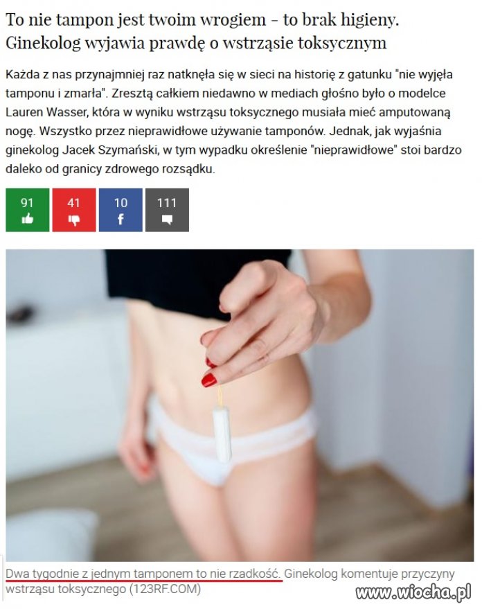 KOBIETY!!! Dbajcie o higienę!