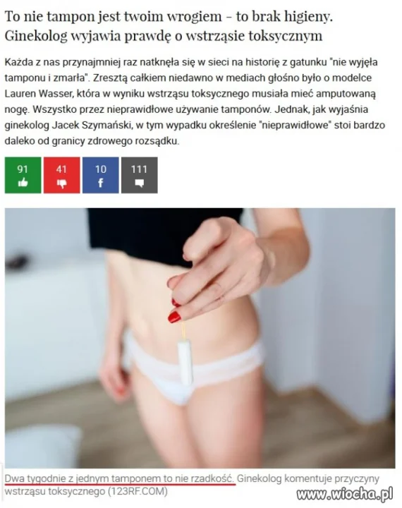 KOBIETY!!! Dbajcie o higienę!