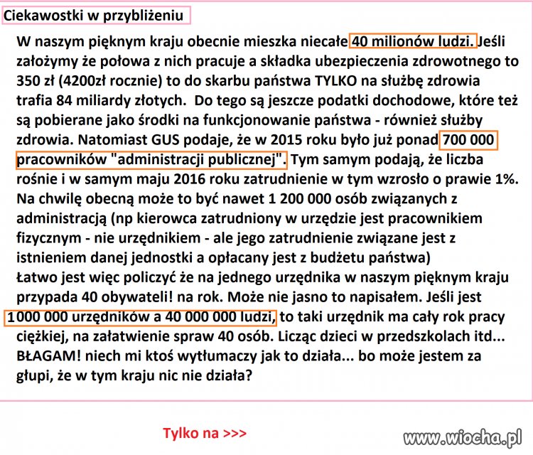 Taka luźna obserwacja. Średnia 7000 na miesiąc