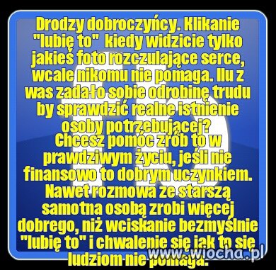 Dobroczyńcy z Facebooka 