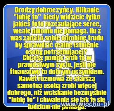 Dobroczyńcy z Facebooka 