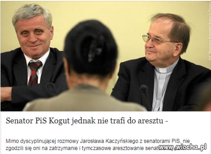 Kogut nie zapieje za kratami...