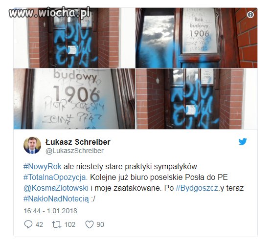 Ciekawe skąd wie,że to opozycja...śledztwo w toku